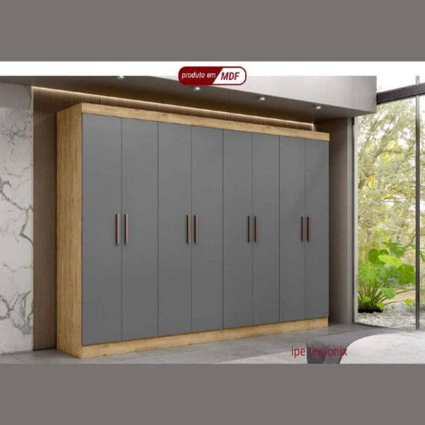 Guarda Roupas Paris 8 portas - MDF